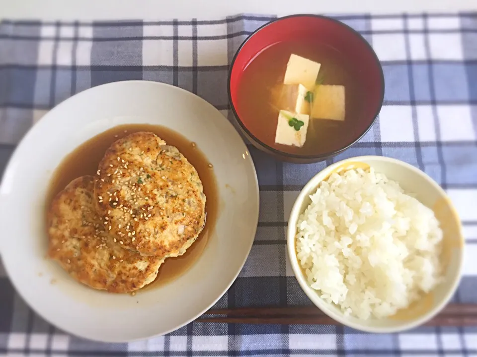 とりむねひき肉の豆腐ハンバーグ 大葉風味|kyoさん