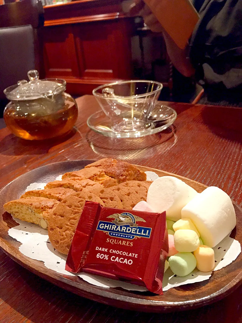 友人のハーブTeaに付いてきた焼き菓子は盛り盛り😆|Seikoさん