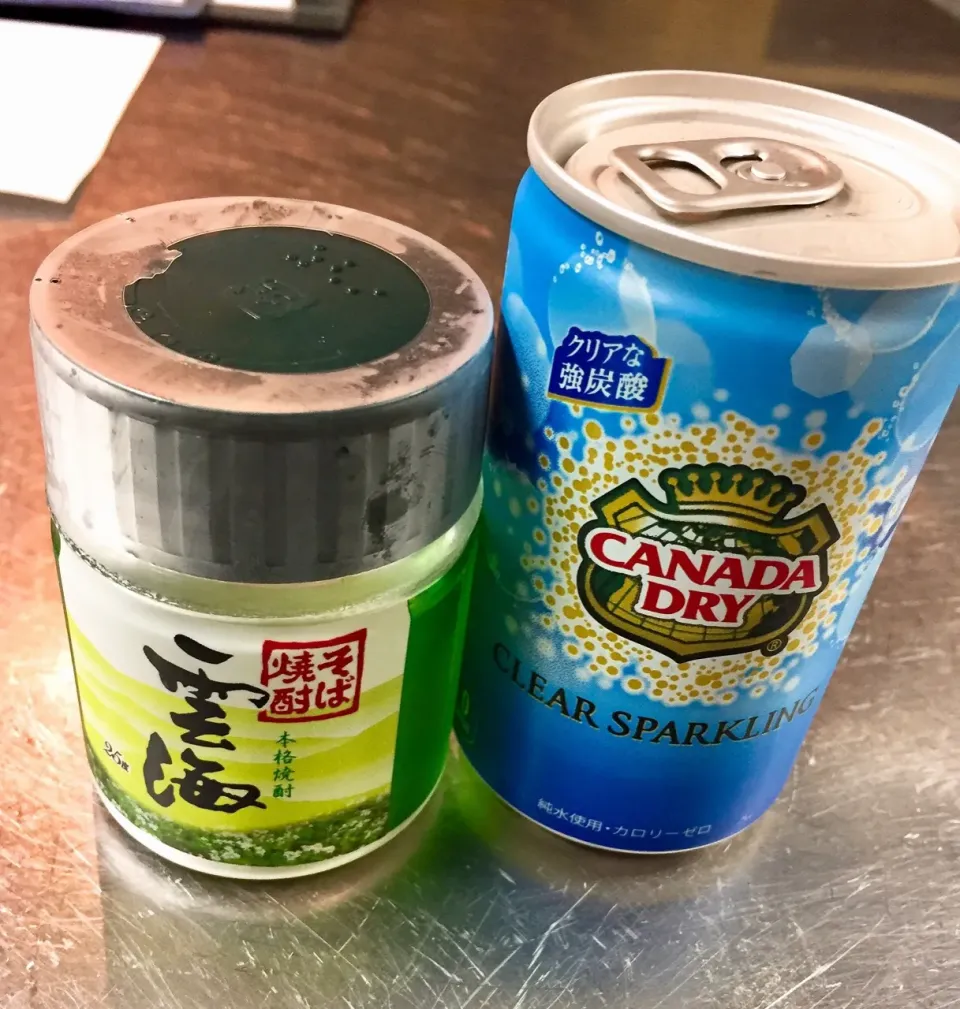 キャンペーンでもらった蕎麦焼酎ソーダ割り|cima4100さん