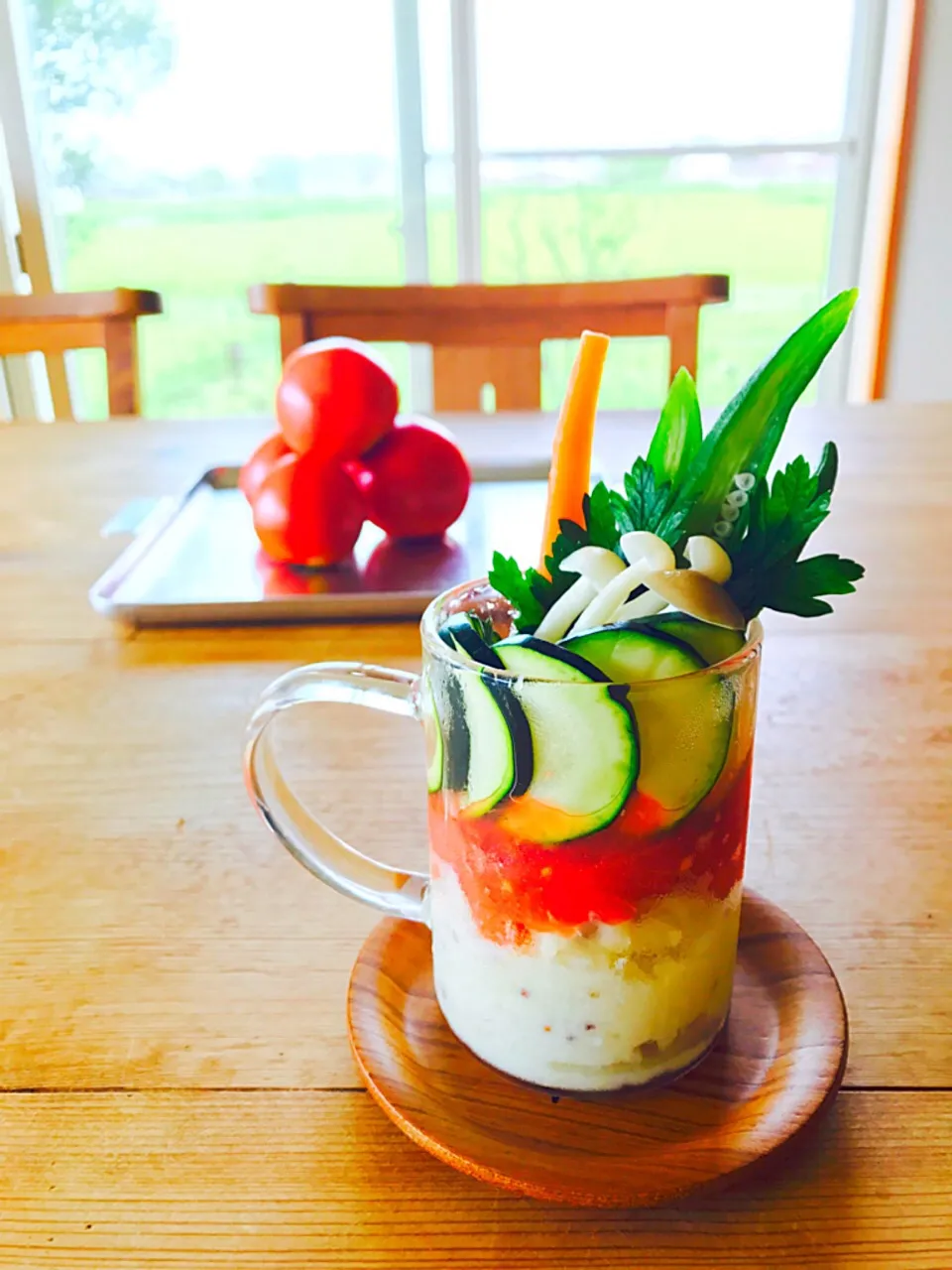 野菜タッーープリ野菜のパフェ‼︎|meguさん