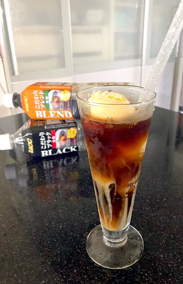 我が家でお手軽にコーヒーフロート|シュトママさん