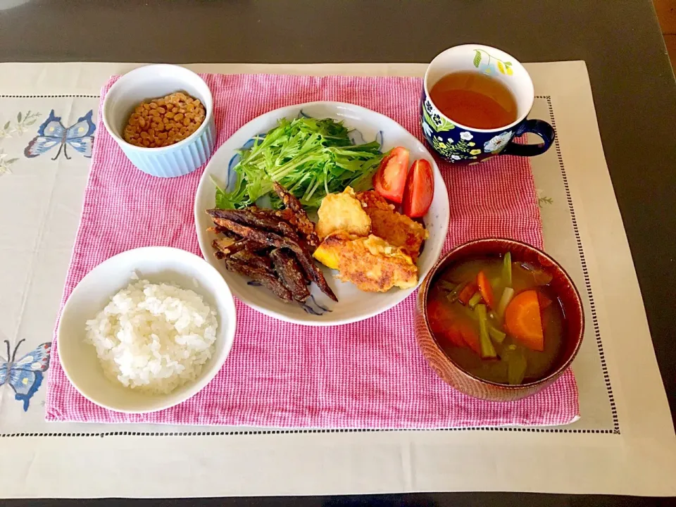 ベジ料理♡ごぼうの竜田揚げのご飯|みよさん