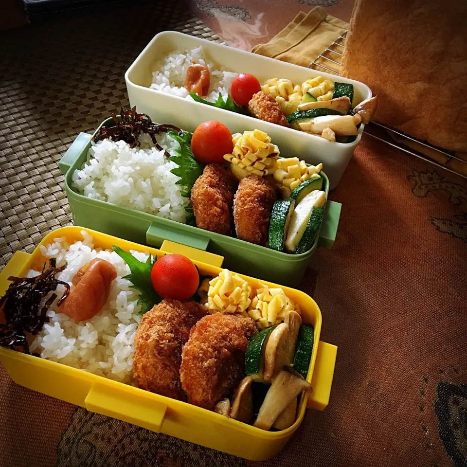 #卵焼き #お昼ご飯 #お弁当 

7.21 今日のお弁当🍱🍱🍱
夏野菜ズッキーニとエリンギソテー|renharuruさん