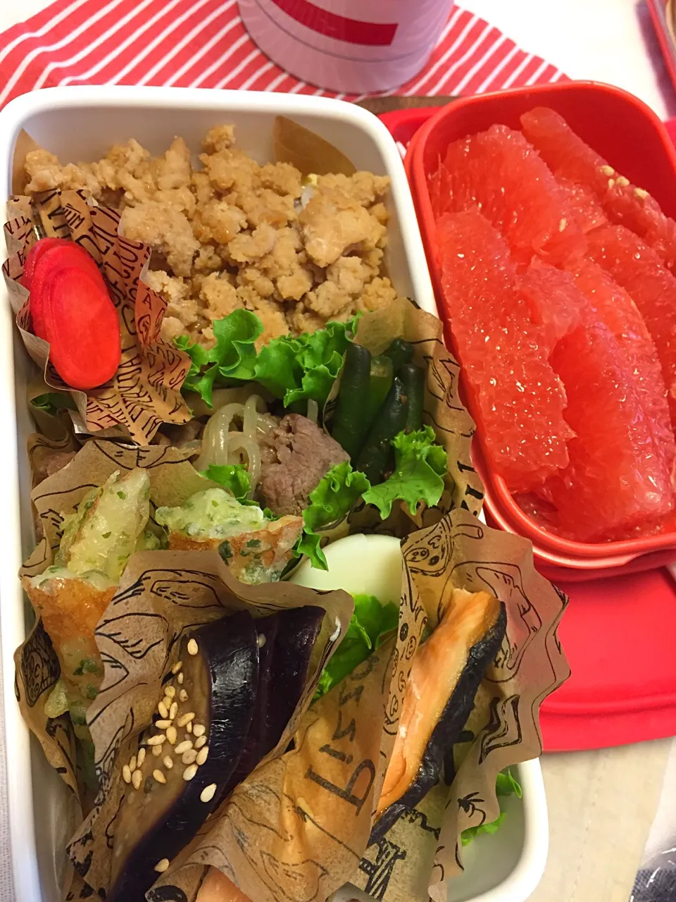 女子高校生用 和食弁当 急いだから雑💧|riorieさん