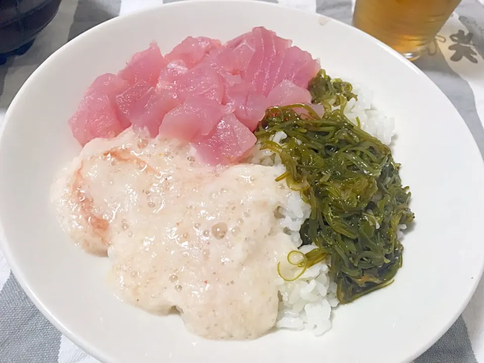 ネバネバマグロ丼|みきゃこさん