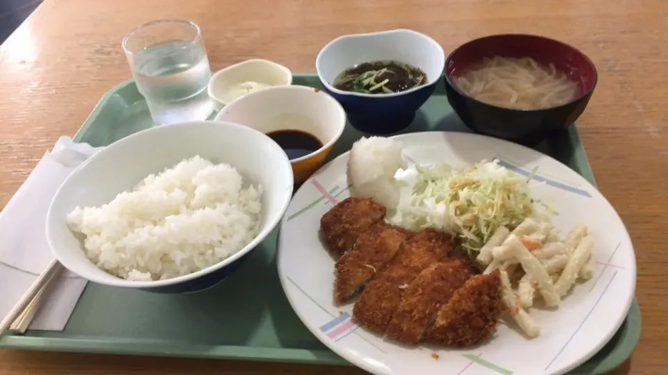 チキンカツ定食 610円|おっちさん