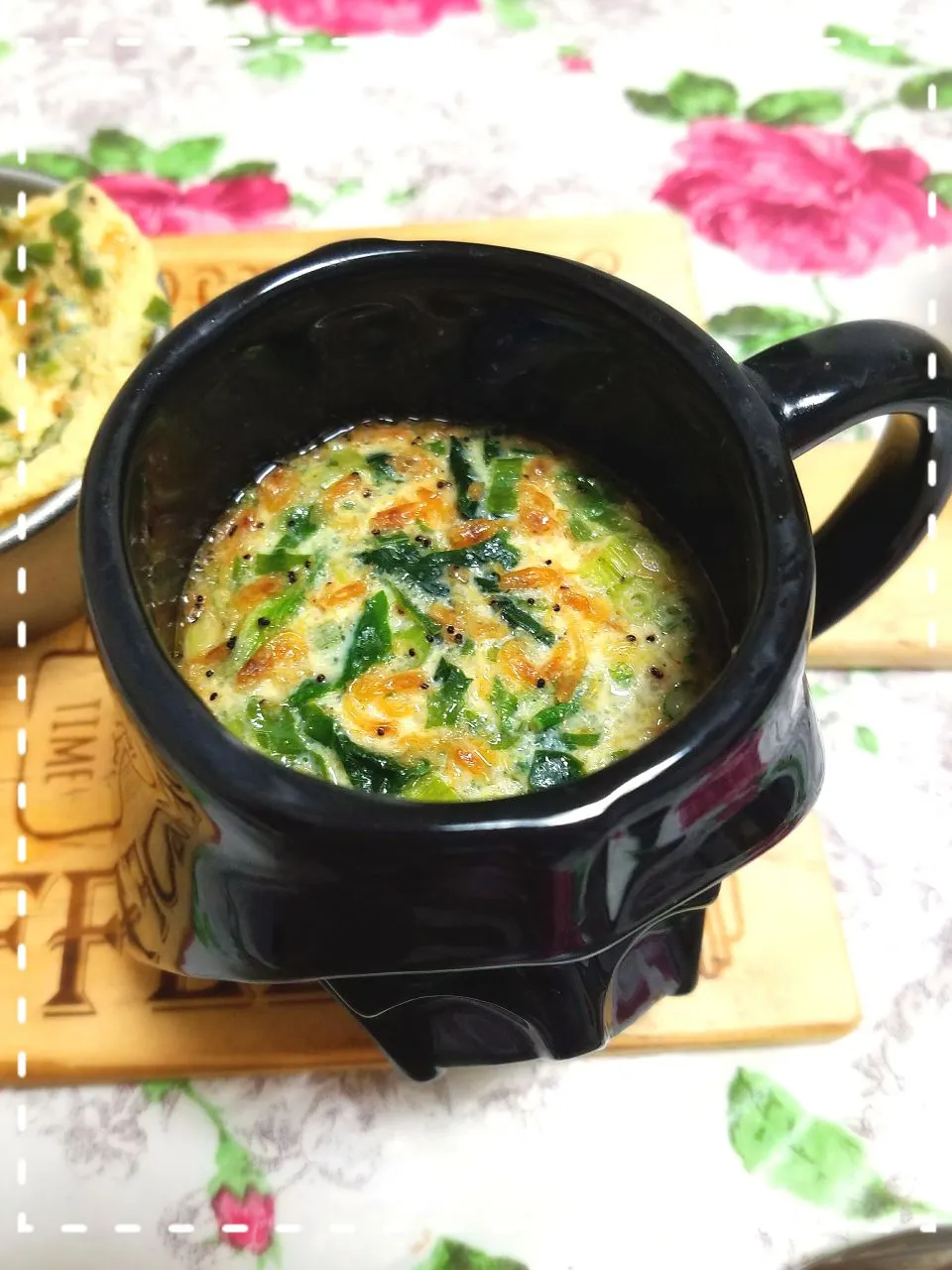 固形がダメ？これなら食べれるかな？エビとほうれん草のちゃわんむし♥|すいさんさん