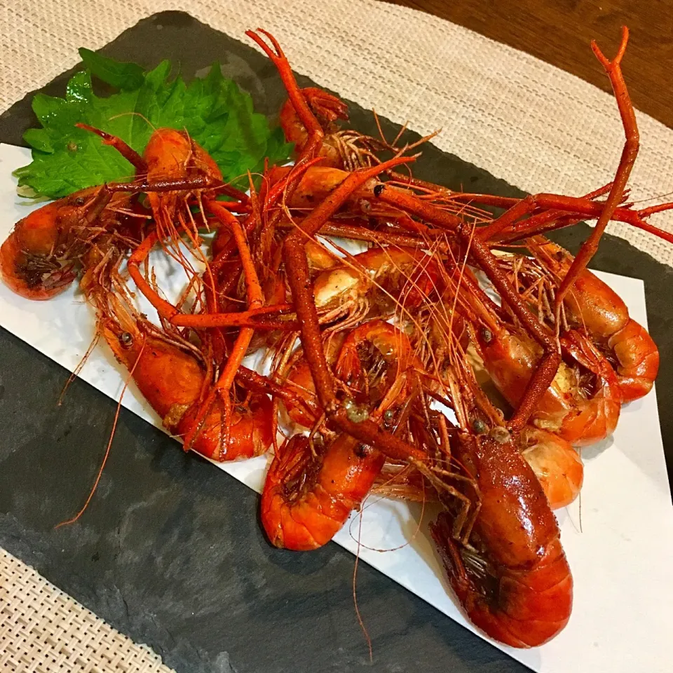 手長エビの素揚げ🦐|ありさん