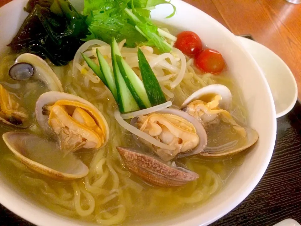 冷やしあさりラーメン|きむらゆりかさん