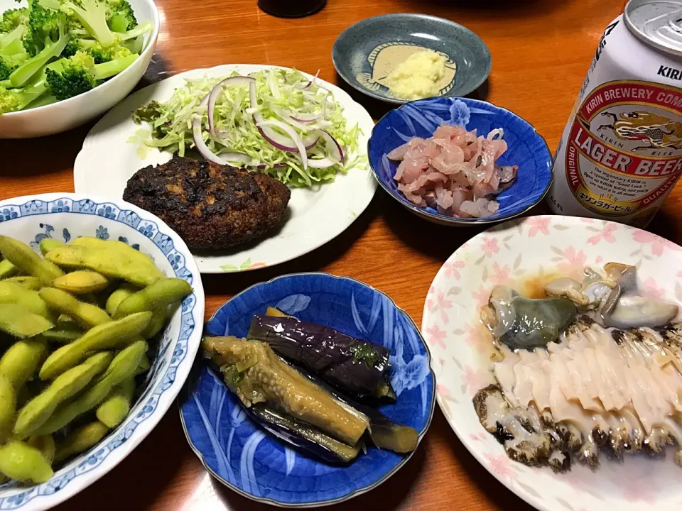 2017.7.21 さりげなくアワビのお刺身🍻🍻🍻|ゆみずさん