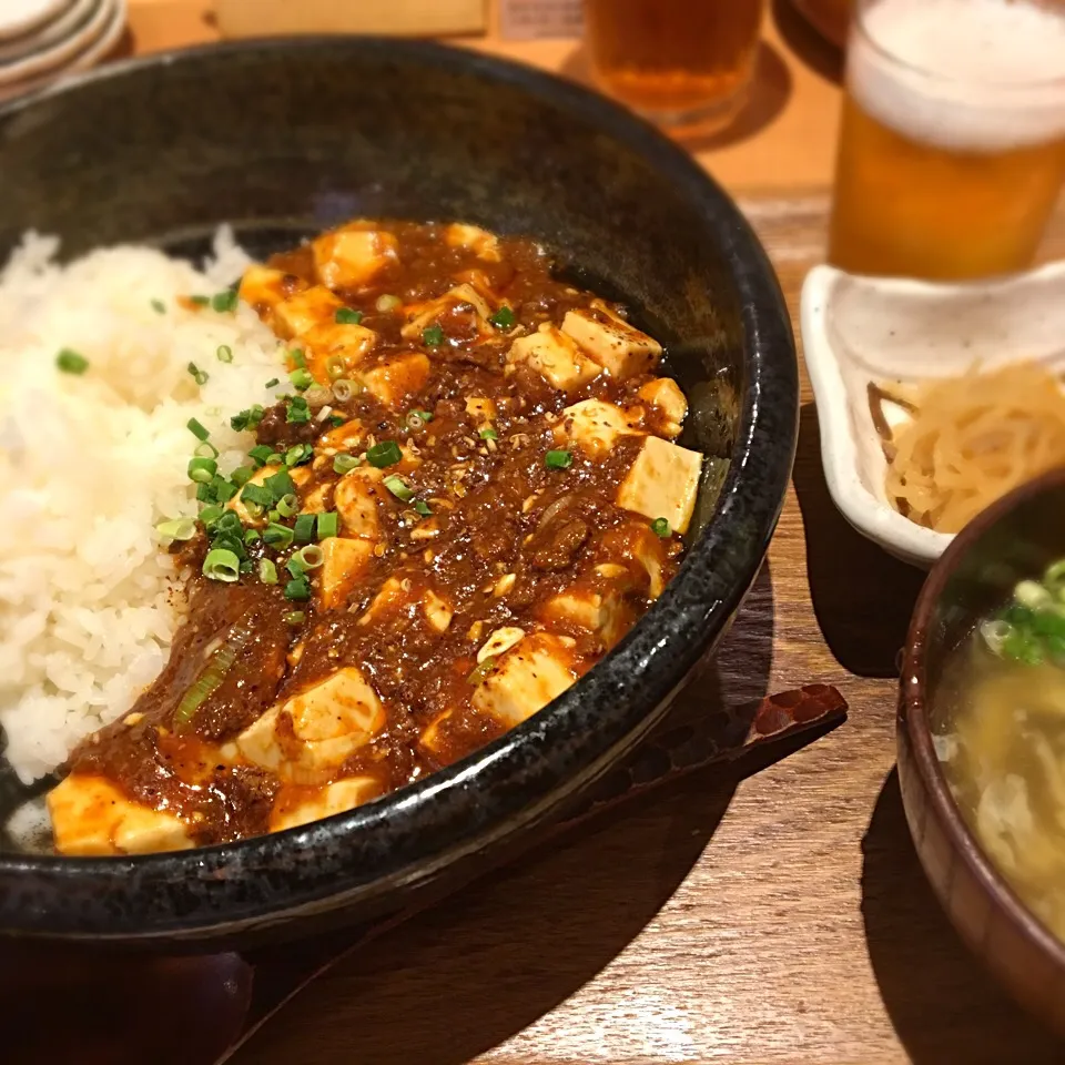 四川麻婆豆富丼|Hideaki  Adachiさん