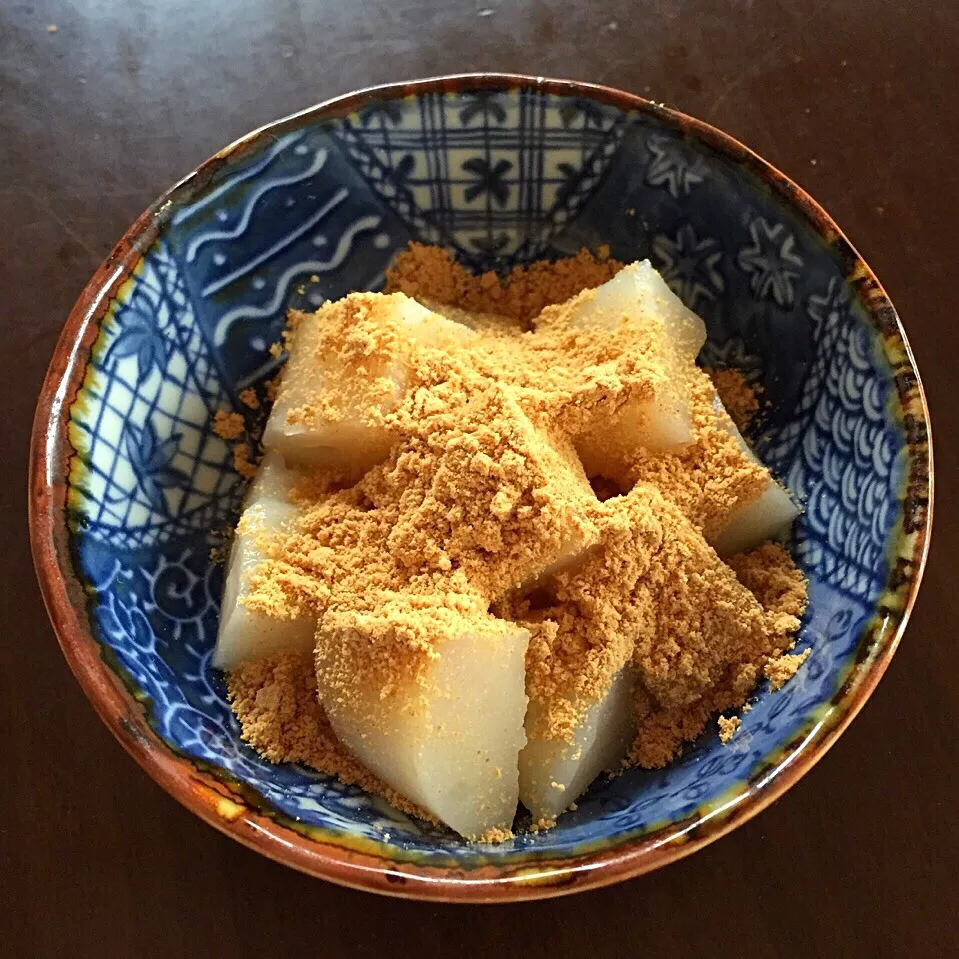 マルコメさんの糀甘酒と片栗粉でぷるぷる甘酒もち‪☺️‬❤|ふくろう女子さん