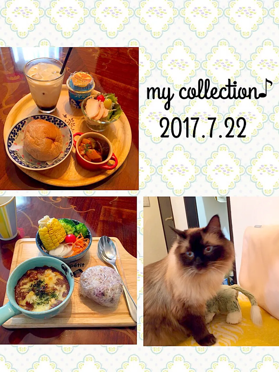 今日の朝ごパンと昼ごはん(๑´ڡ`๑)&うちの猫さん(●ↀωↀ●)✧|mayumiさん