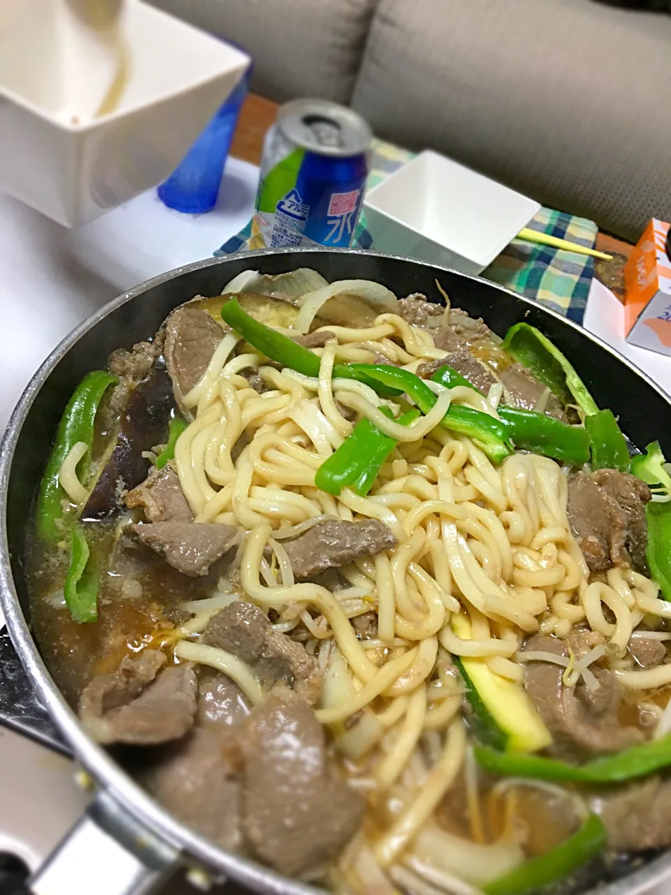 Snapdishの料理写真:#お夕飯#ジンギスカン鍋 

お夕飯よー！！
今日は、モリモリジンギスカン✨✨|renharuruさん