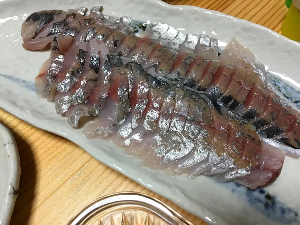 鯵のお刺身🐟|くーさんさん