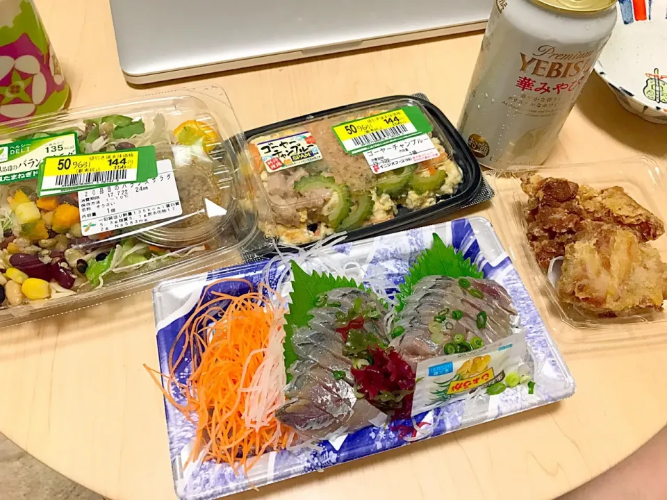 Snapdishの料理写真:7月22日夕食|ばぁさんさん