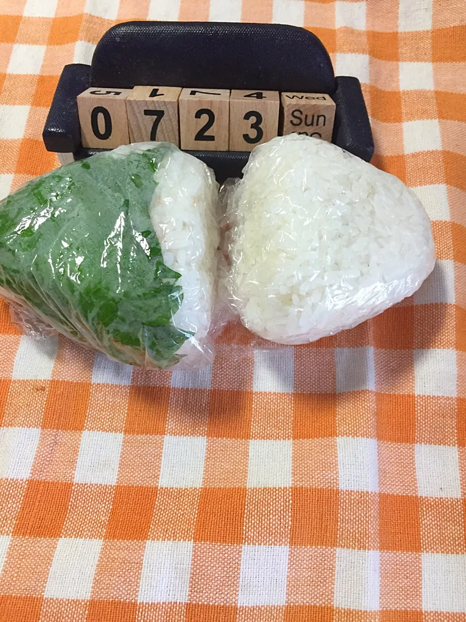 7月23日の中1野球部の補食おにぎり♪236g|ごっちさん