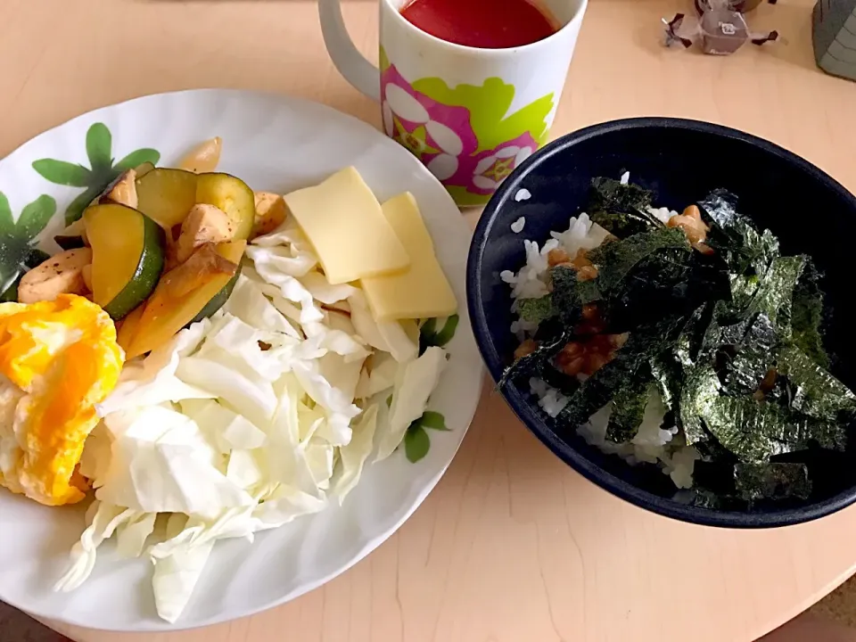 7月23日朝食兼昼食|ばぁさんさん