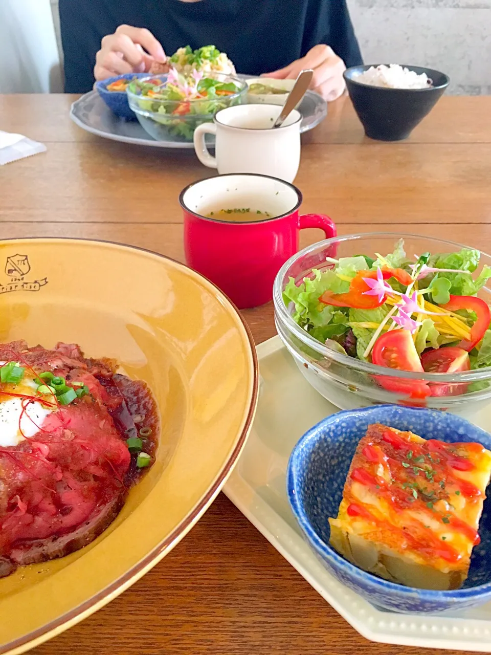 Snapdishの料理写真:今日のランチは息子とご近所Cafeで😉|Seikoさん