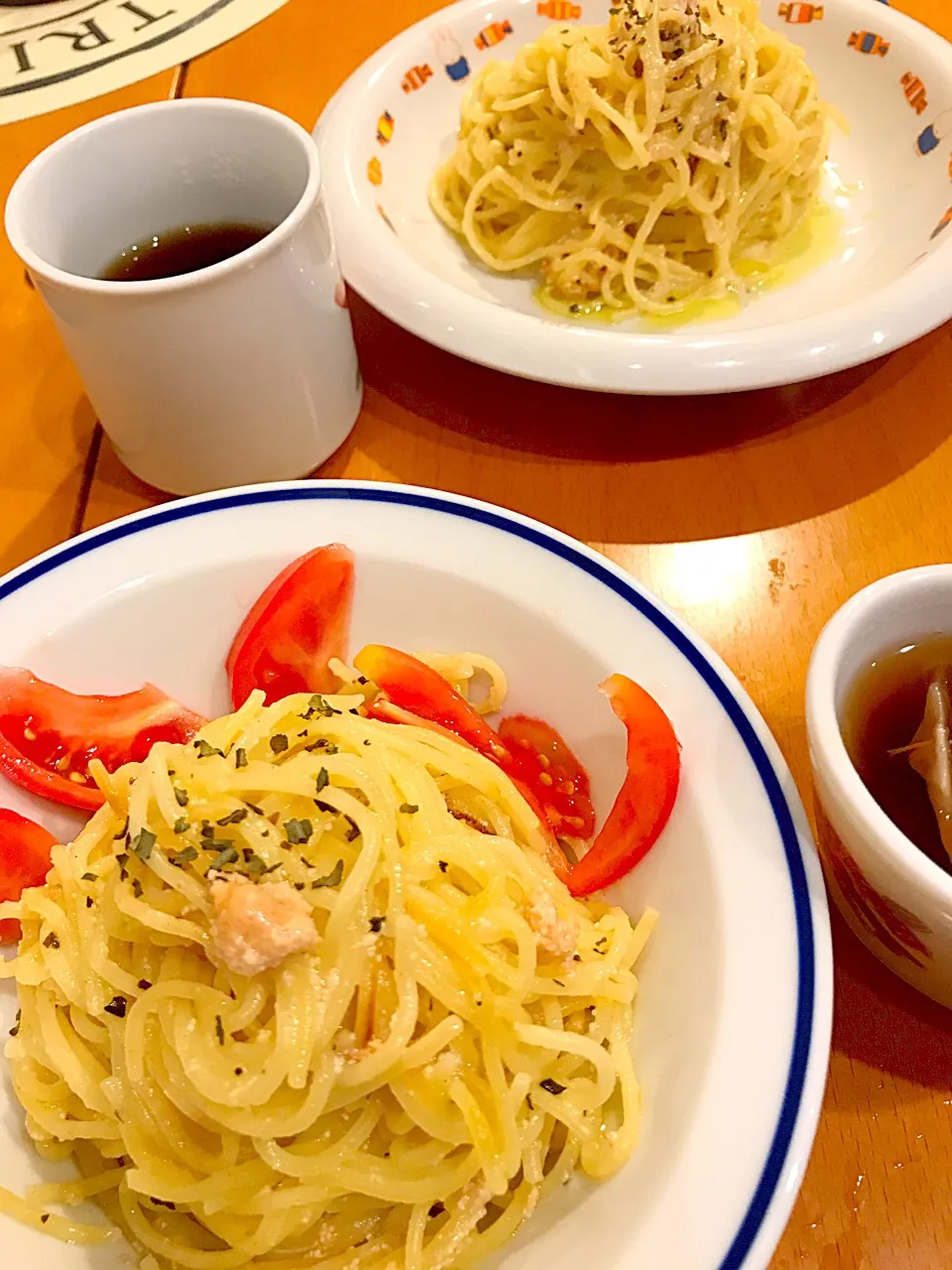 たらこクリームパスタ🍝   セイロンティー☕|ch＊K*∀o(^^*)♪さん