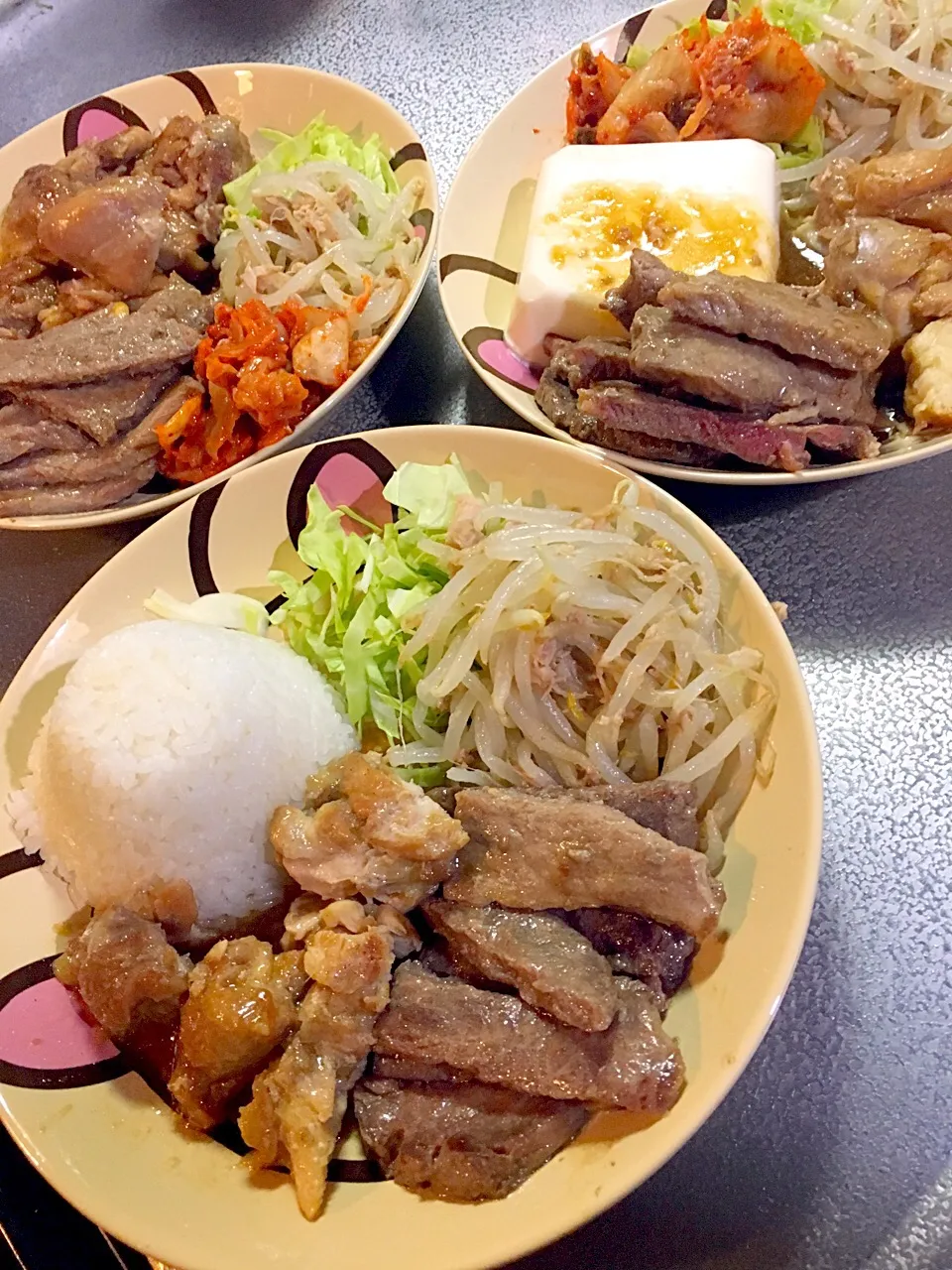 ワンプレート晩ご飯|たびもかさん