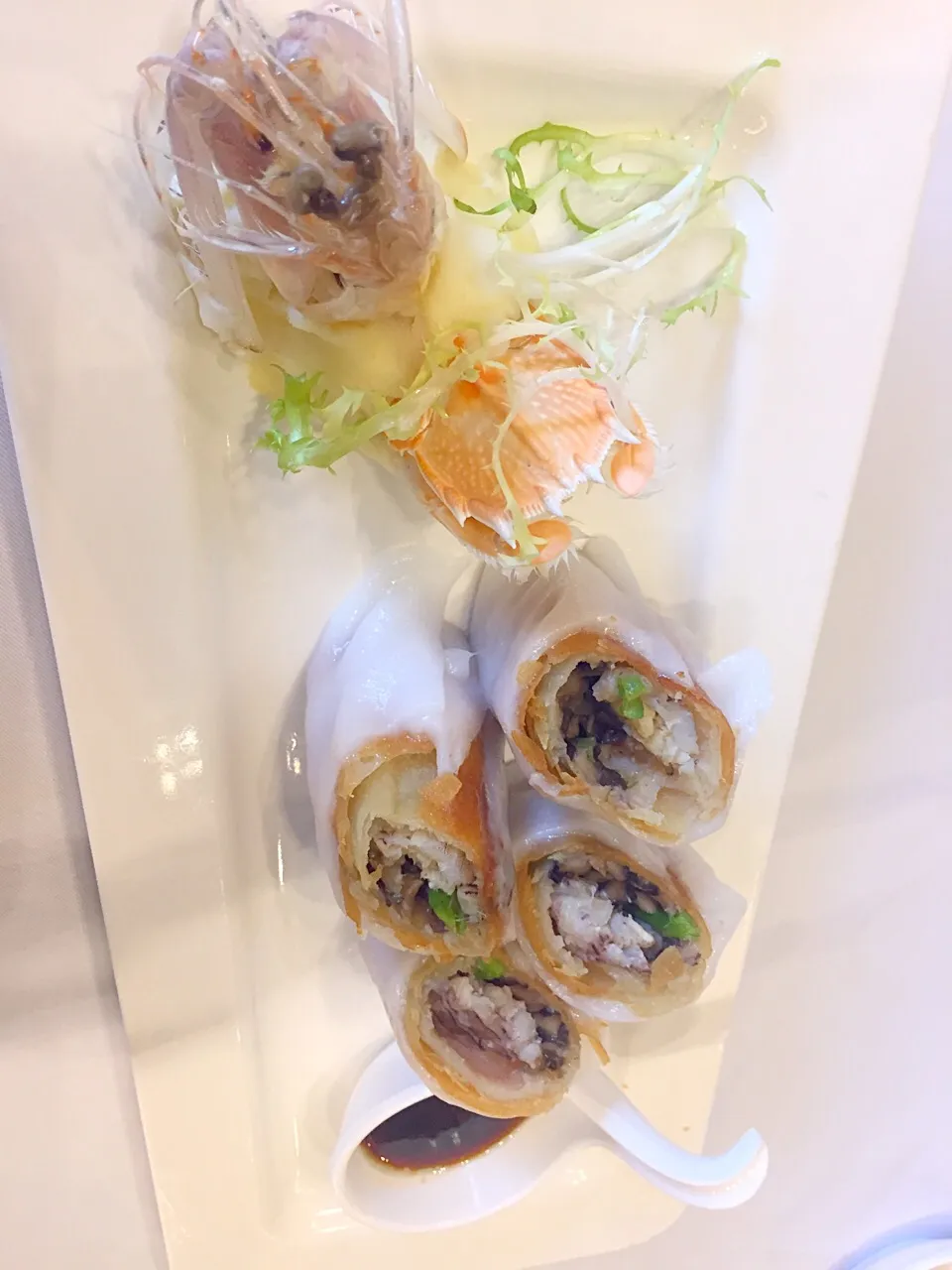 Mushroom & seafood rolls|Sky Blueさん