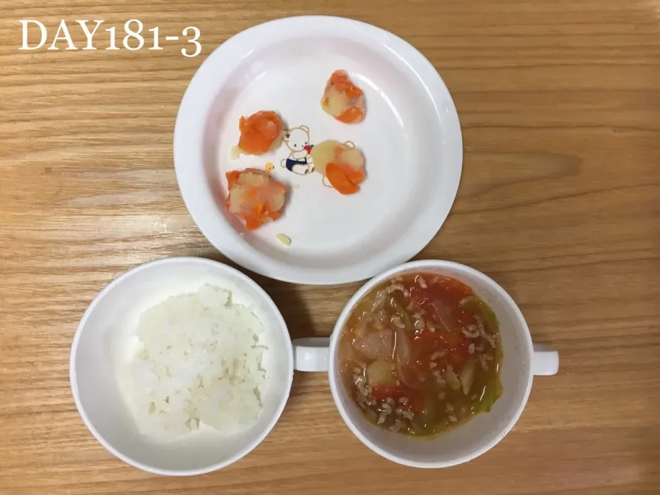 Snapdishの料理写真:DAY181-3 #離乳食後期 #pianokittybabyfood|離乳食完了期 1歳さん