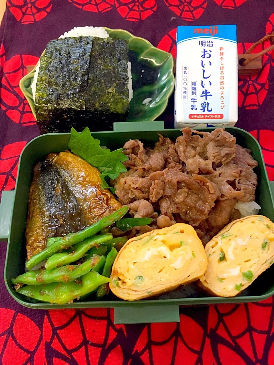 Snapdishの料理写真:7/24  中1男子のお弁当
夏休み特別授業期間中|micaさん