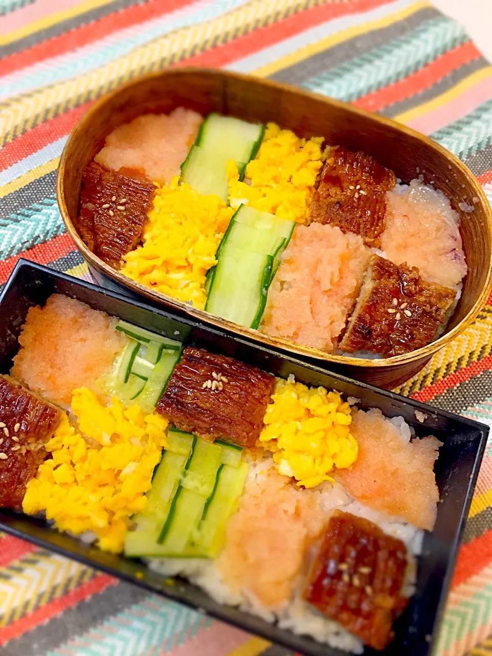 #鰻のモザイクお弁当|Yuki Kawasumiさん