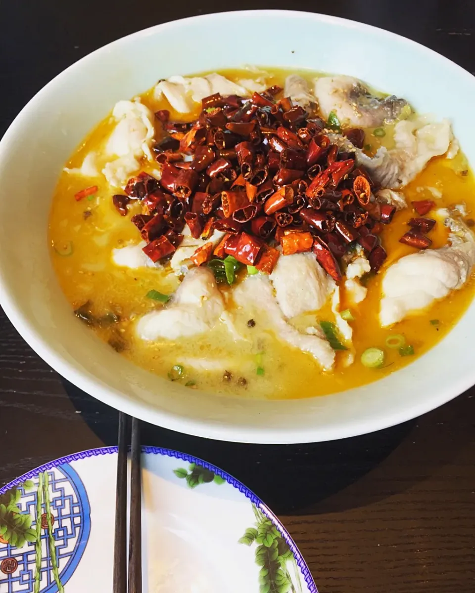 大喜酸菜魚 Boiled Fish w/ Pickled Cabbage in Chili Sauce|MyRaXさん