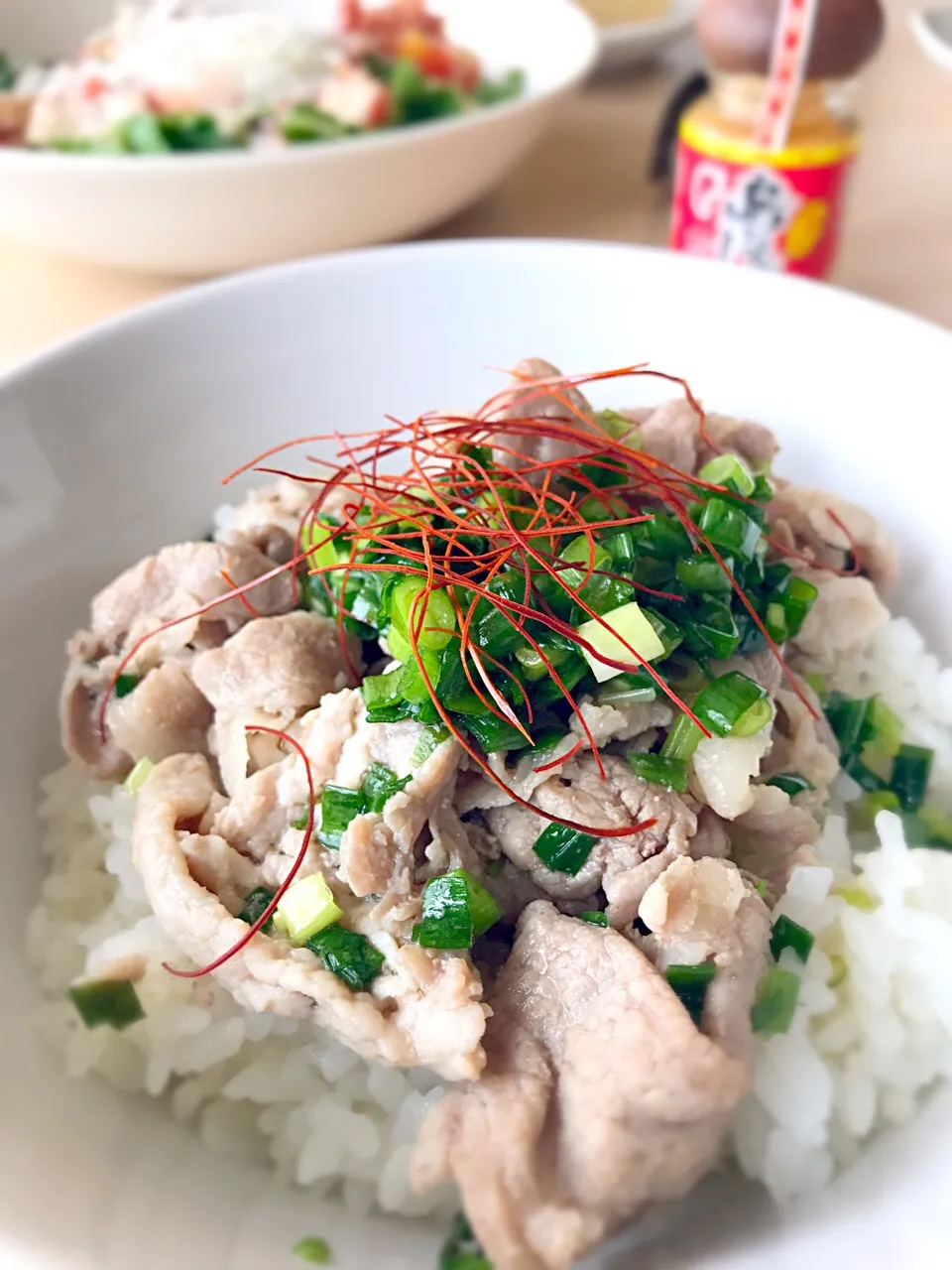 ばってぃーまま＠♪さんの料理 ねぎ塩豚丼〜☆battymamaの晩ごはん〜☆|SnapdishJPさん