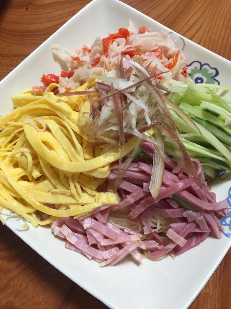 漢の朝から冷やし中華風素麺#漢の朝ごはん|Koutarou Matsuuraさん