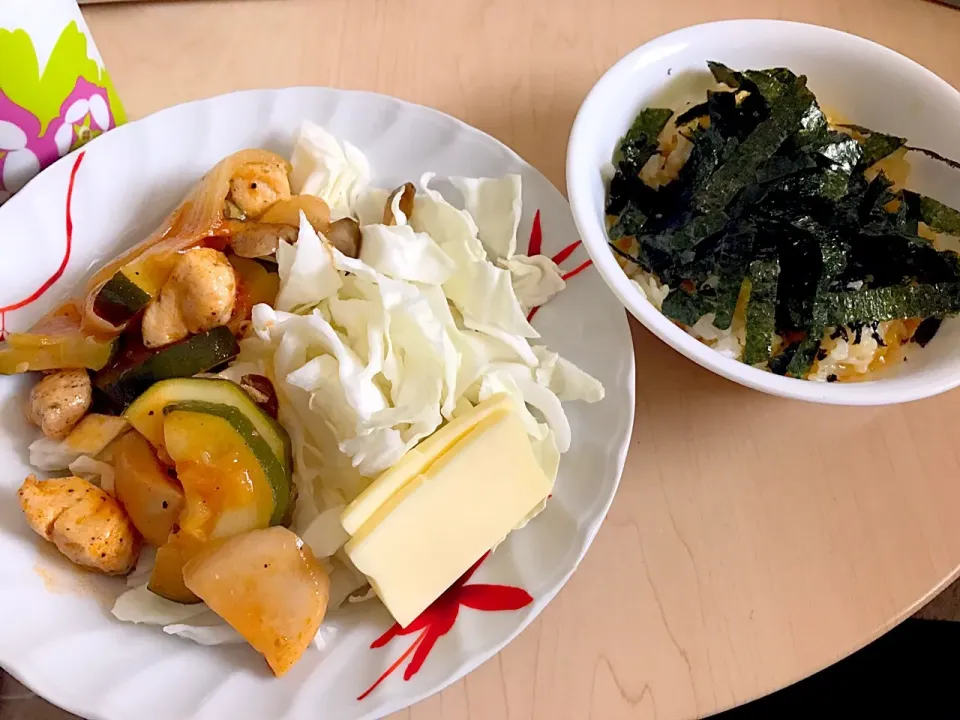 Snapdishの料理写真:7月24日昼食|ばぁさんさん