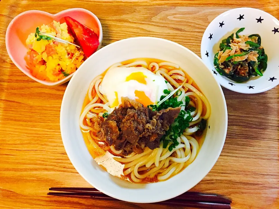 Snapdishの料理写真:#牛トロうどん|みーこさん