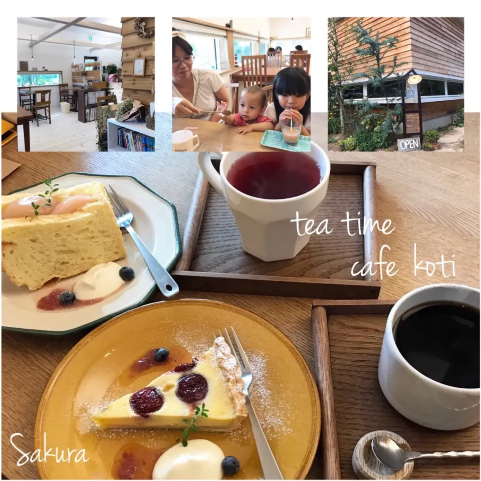 Snapdishの料理写真:久々のcafe time☕️🍰|さくちんさん