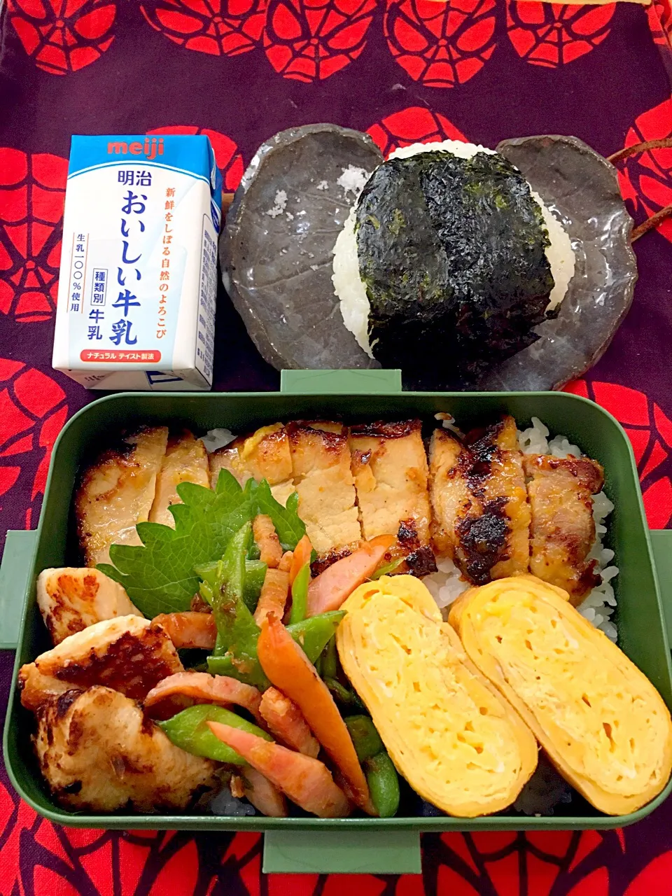 Snapdishの料理写真:7/25 中1男子のお弁当|micaさん