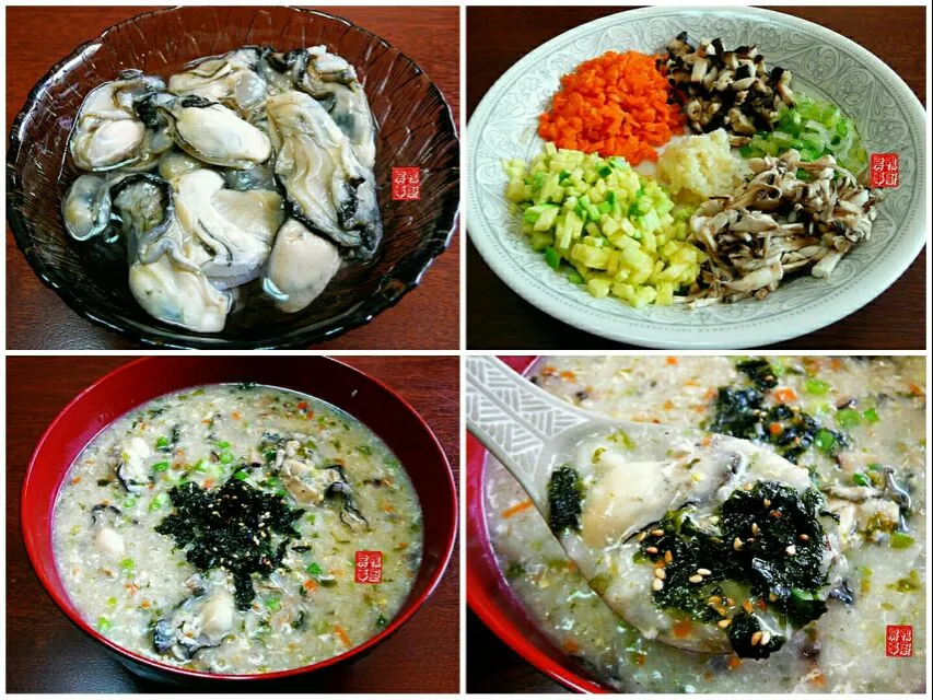 Snapdishの料理写真:oyster congee|steven z.y.さん