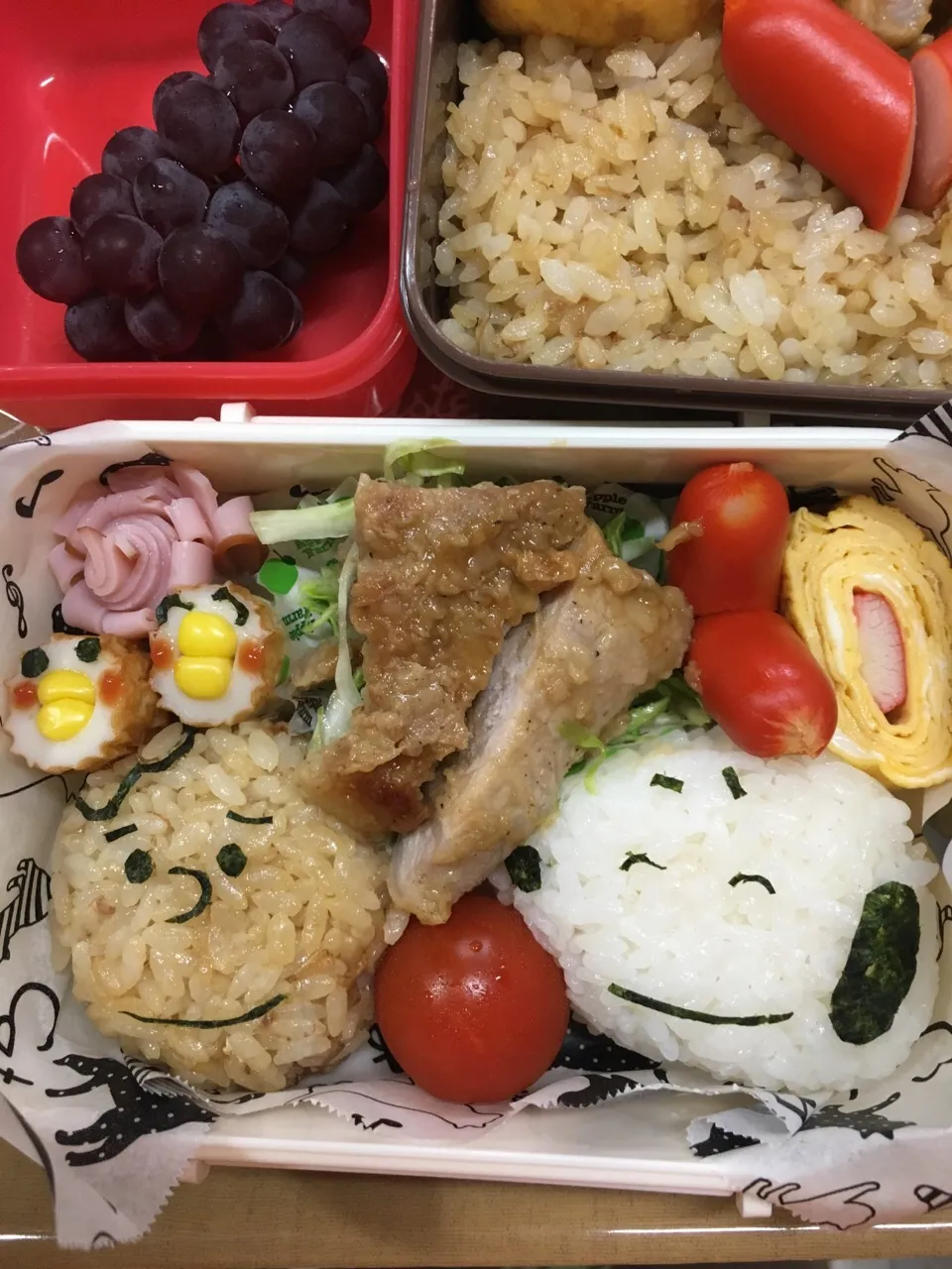 夏休み2017学童弁当
#夏休みお弁当 #学童弁当 #夏休み #スヌーピー#スヌーピーおにぎり #チャーリーブラウン おにぎり#困り顔⁉︎#スヌーピーとチャーリーブラウン|こむぎさん