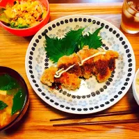 Snapdishの料理写真:豚コマでトンカツ風|みーこさん