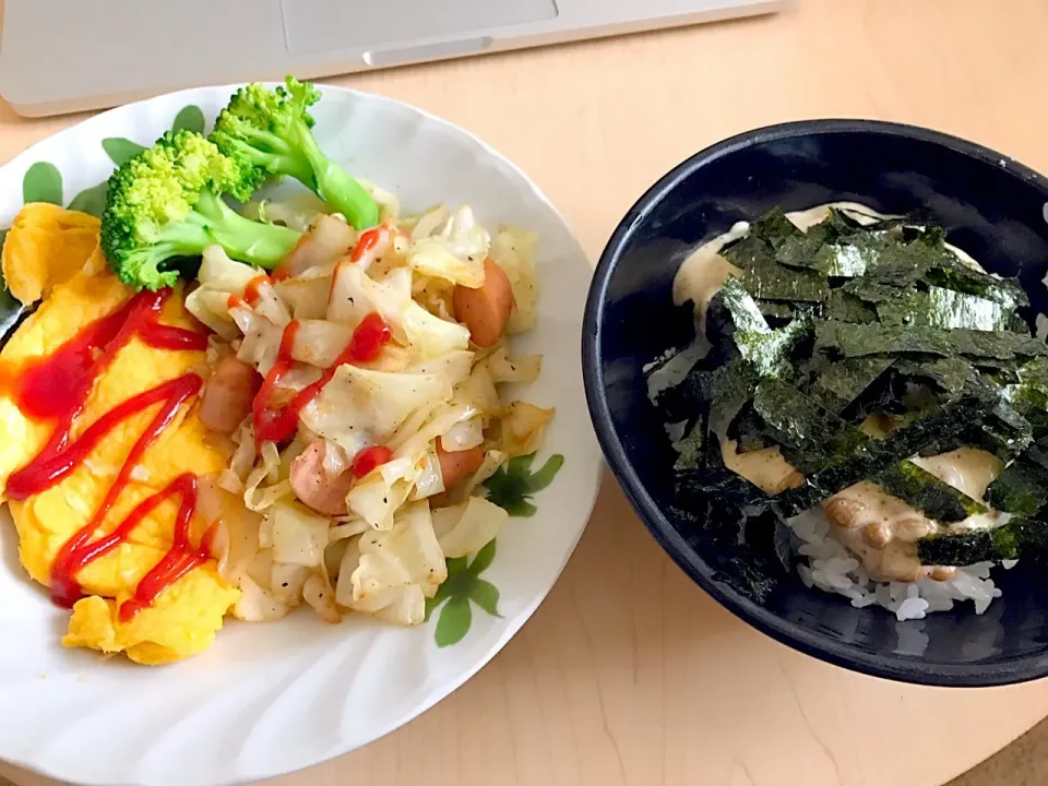 7月25日朝食兼昼食|ばぁさんさん