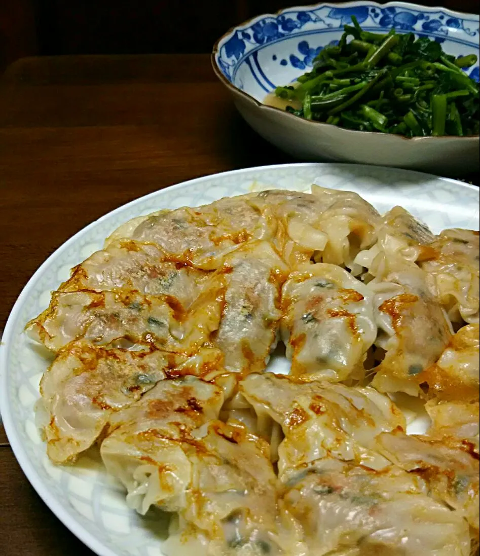 焼き餃子|あらいぐまのしっぽさん