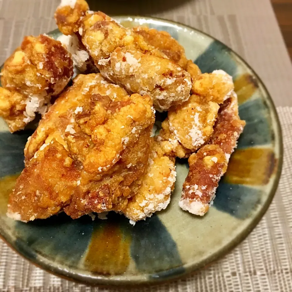 山椒と昆布茶で味付け唐揚げ|たまさん