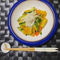 ポテサラ*夏炒め