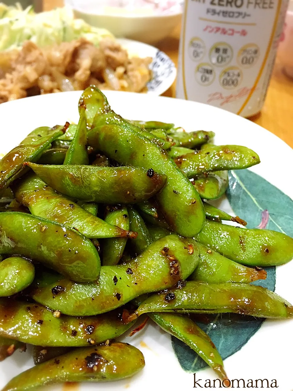 トッシ~さんの料理 指まで美味し~枝豆のオイスターソース焼き|ゆきさん