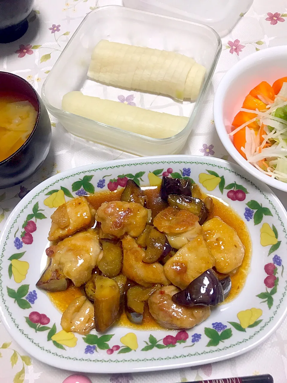 ナスと鶏肉の甘酢煮|プリンセスみっちゃんさん