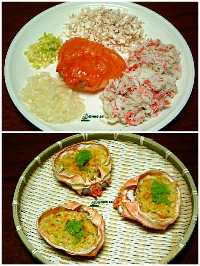 baked crab shells|steven z.y.さん