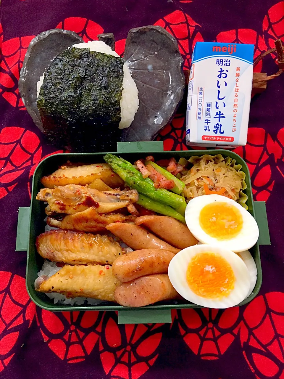 Snapdishの料理写真:中1男子のお弁当|micaさん