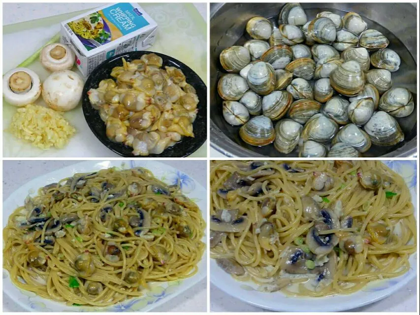 pasta with clams|steven z.y.さん