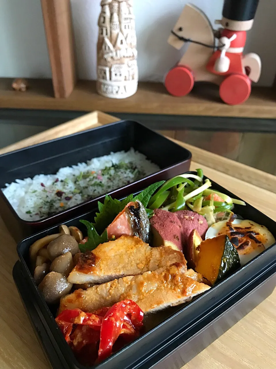 豚の味噌漬け弁当|二キィさん