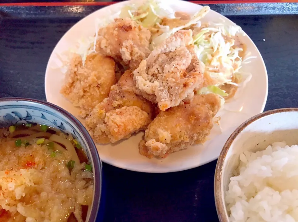 塩唐揚げ定食|Masahiko Satohさん